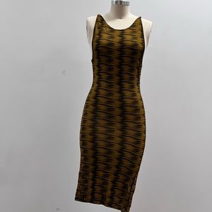 American Apparel | Printed Bodycon Low-cut Back Dress